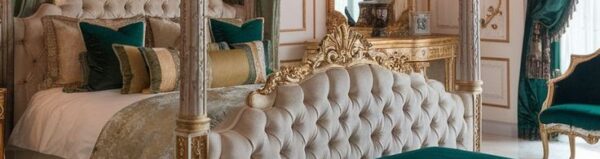 Vismaya Furniture Antique Indian Four Poster Bed FPB-012 - Image 3