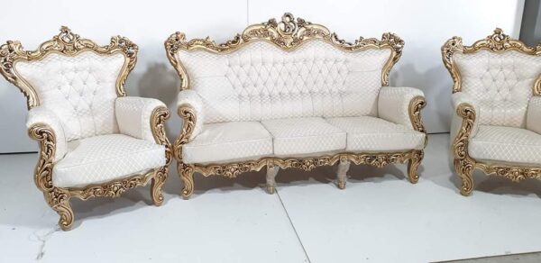 Vismaya Furniture Antique Carved Sofa Set SOFA-001 - Image 2