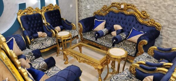Vismaya Furniture Antique Carved Sofa Set SOFA-003 - Image 2