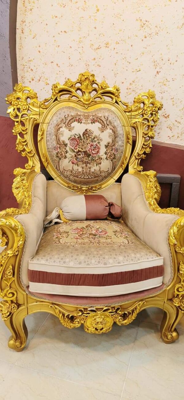 Vismaya Furniture Antique Carved Sofa Set SOFA-004 - Image 3