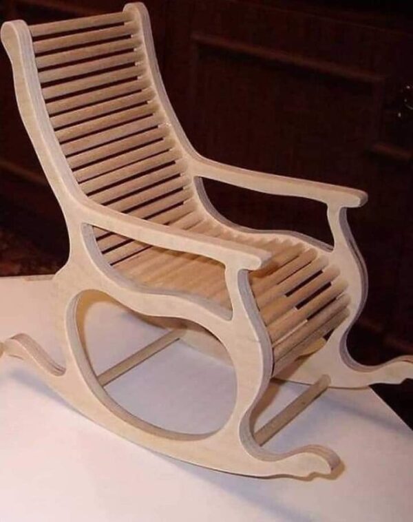 Vismaya Furniture Teak Brown Black Wood Handcrafted Relax Chair RC-005 - Image 2