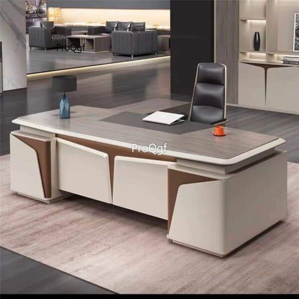 Vismaya Furniture Wooden Modren Office Table OT-005 - Image 2