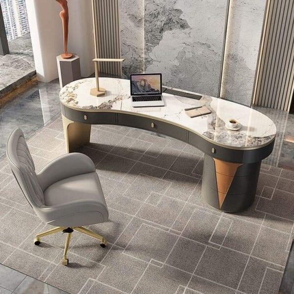 Vismaya Furniture Wooden Modren Office Table OT-008