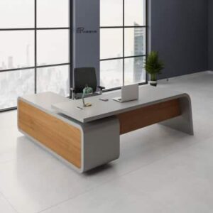 Vismaya Furniture Wooden Modren Office Table OT-004
