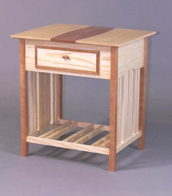 Vismaya Furniture Wooden Royal Traditional Bed Side Table ST-003 - Image 2