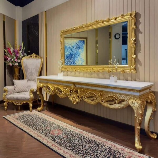 Vismaya Furniture Teak Wood Classic Mirror Frame MF-005