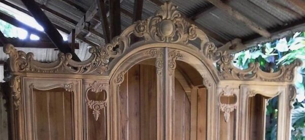Vismaya Furniture Wooden Luxury Crockery Cabinet CK-008 - Image 3