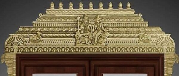 Vismaya Furniture High Quality Wooden Designer Exterior Door DR-011 - Image 2