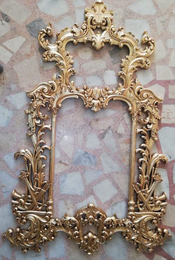 Vismaya Furniture Teak Wood Classic Mirror Frame MF-019 - Image 2