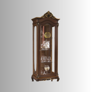 Vismaya Furniture Antique Red Wooden Luxury Crockery Cabinet CK-014