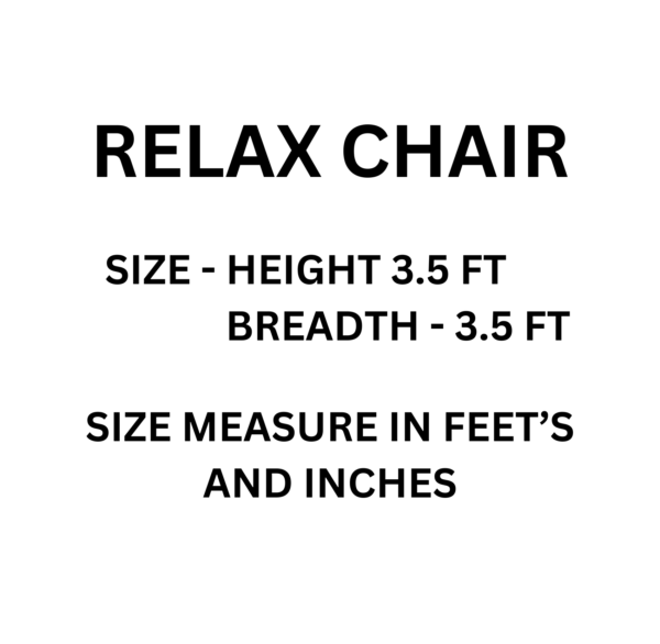 Vismaya Furniture Teak Black Brown Wood Handcrafted Relax Chair RC-003 - Image 4