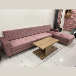 Vismaya Furniture Antique Carved L-Shape Sofa Set L-SOFA-015