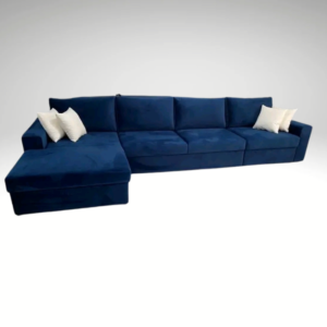 Vismaya Furniture Antique Carved L-Shape Sofa Set L-SOFA-014