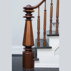 Vismaya Furniture Antique Floral Hand Carved Master And Railing Pillars PIL-002